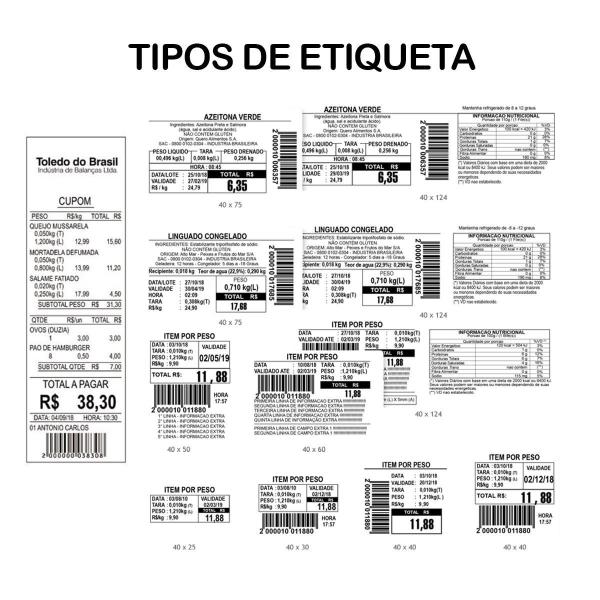 Imagem de Balança Prix4 Toledo Web Com Impressora Integrada E Inmetro