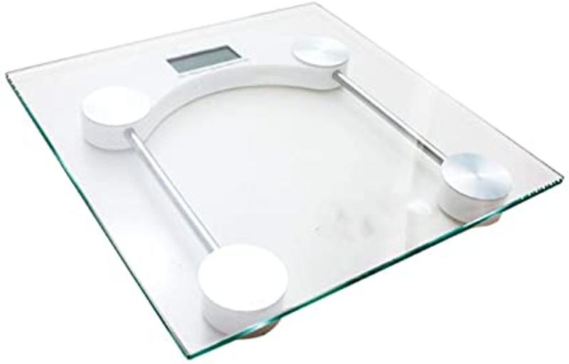 Imagem de Balança Quadrado de Vidro Digital para Banheiro 180 kg