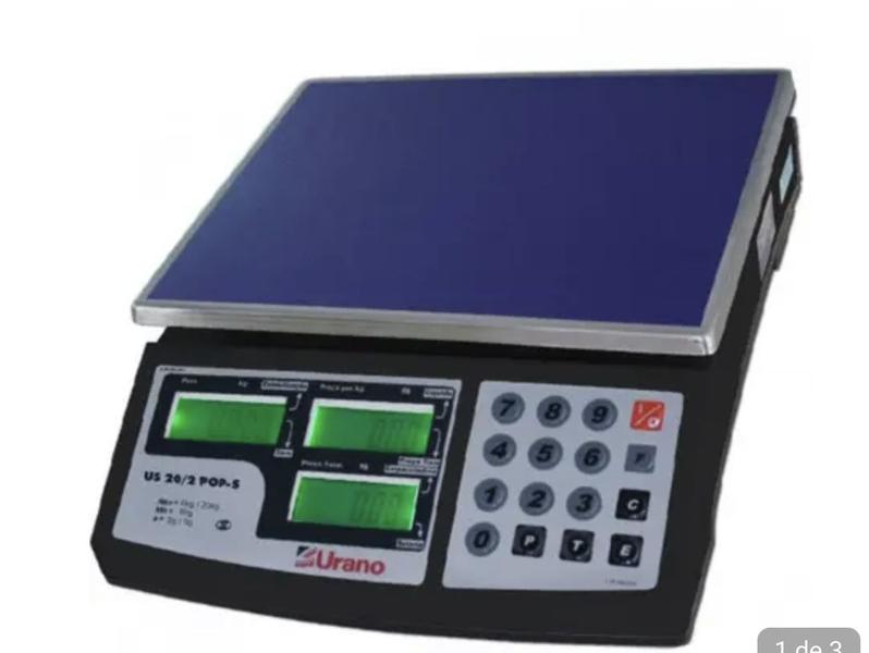 Balança Urano Us Pop-s 31kg Bi-volt Com Lacre E Selo Inmetro Imagem de Balança Urano Us Pop-s 31kg Bi-volt Com Lacre E Selo Inmetro