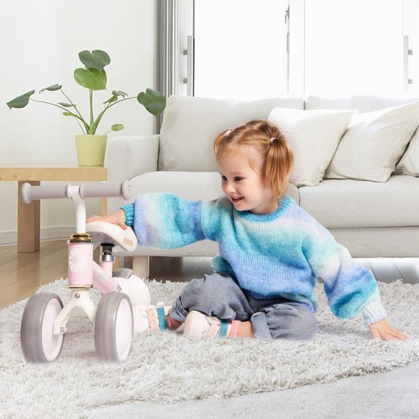 Imagem de Balance Bike AyeKu Baby para menina de 1 ano com 3 rodas