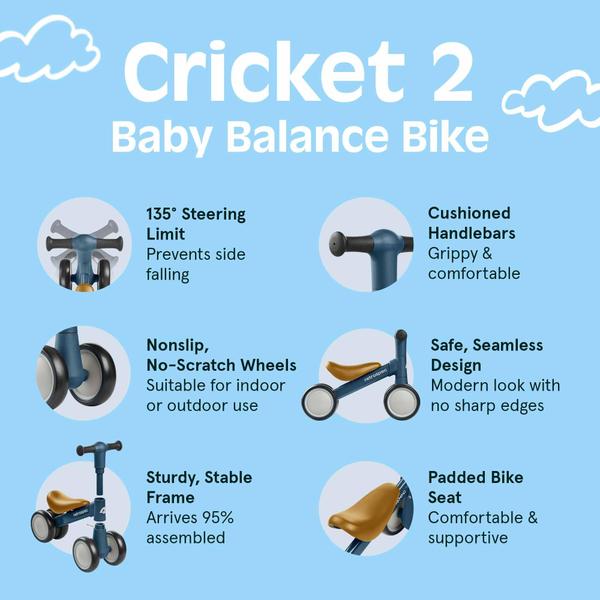 Balance Bike Retrospec Cricket Baby Walker de 12 a 24 meses Imagem de Balance Bike Retrospec Cricket Baby Walker de 12 a 24 meses