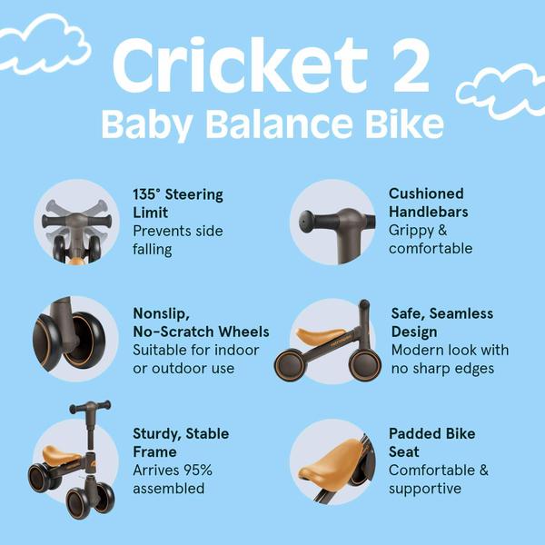 Imagem de Balance Bike Retrospec Cricket Baby Walker de 12 a 24 meses