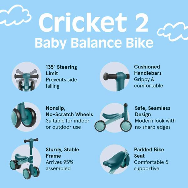 Imagem de Balance Bike Retrospec Cricket Baby Walker de 12 a 24 meses