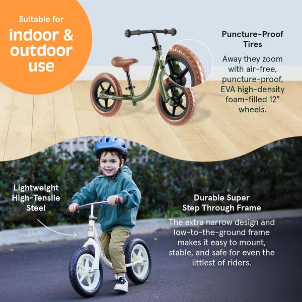 Imagem de Balance Bike Retrospec Cub 2 Toddler 12 anos, 18 a 3 anos, sem plano