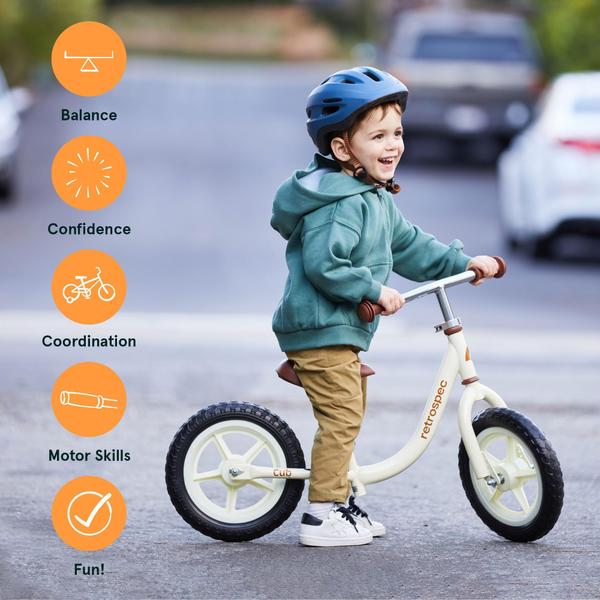 Imagem de Balance Bike Retrospec Cub 2 Toddler 12 anos, 18 a 3 anos, sem plano