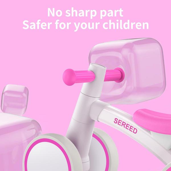 Imagem de Balance Bike SEREED Baby para meninos de 1 ano e meninas de 12 a 24 meses