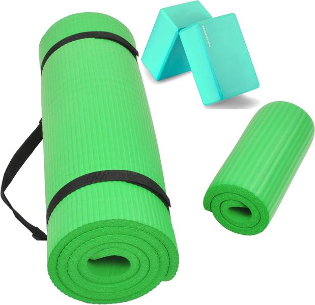 Imagem de BalanceFrom GoYoga + Tapete de ioga (verde)