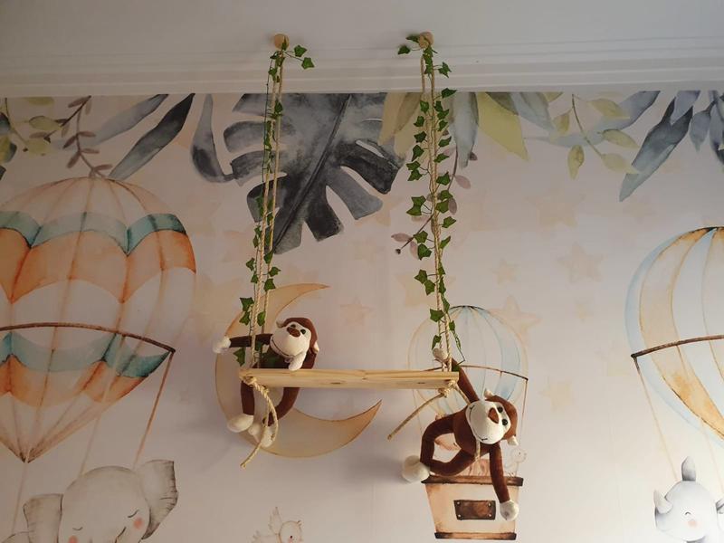 Imagem de Balanço decorativo para quarto Infantil Safari