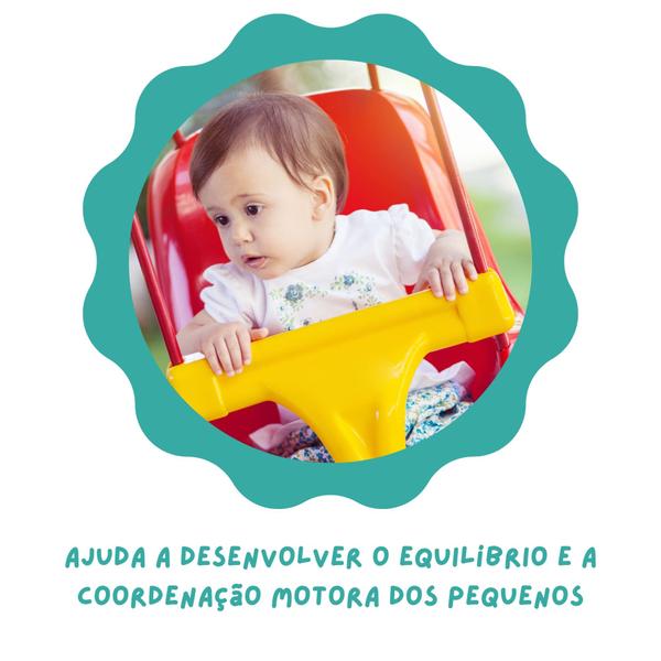 Imagem de Balanço Infantil Plástico LOL Suprise para Crianças entre 19 e 36 Meses Peso Máximo até 23Kg Xalingo - 21832