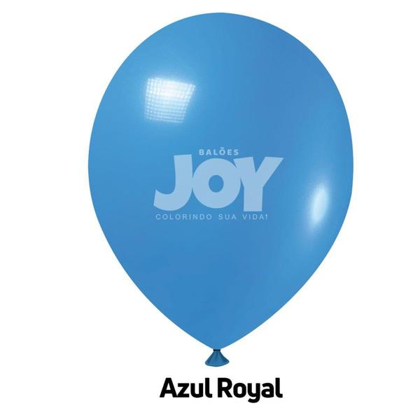 Imagem de Balao 14 liso azul royal c/12 - joy - JOY BALOES