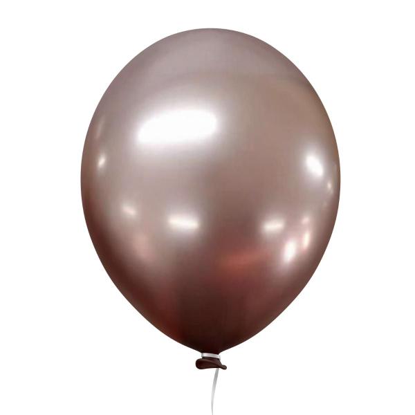 Imagem de balão 9 polegadas aluminio c/25 un Happy Day bexiga látex