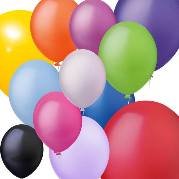 Imagem de balão 9 polegadas redonda c/200 un Happy Day bexiga látex