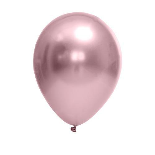 Imagem de Balão Bexiga Cromado Metalizado 25 Unidades 9 Pol 23cm Festa