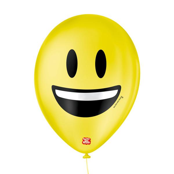 Imagem de Balão Bexiga Emoticons Emoções Emoji 25un 9" Festa Sortido