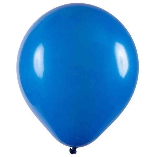 Imagem de Balão Bexiga Liso Azul Número 7 Polegadas Látex 50 Unidades Pic Pic