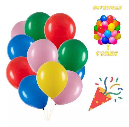 Imagem de Balão Bexiga Liso Festa Decoração 9 Polegadas C/ 50 ArtLatex