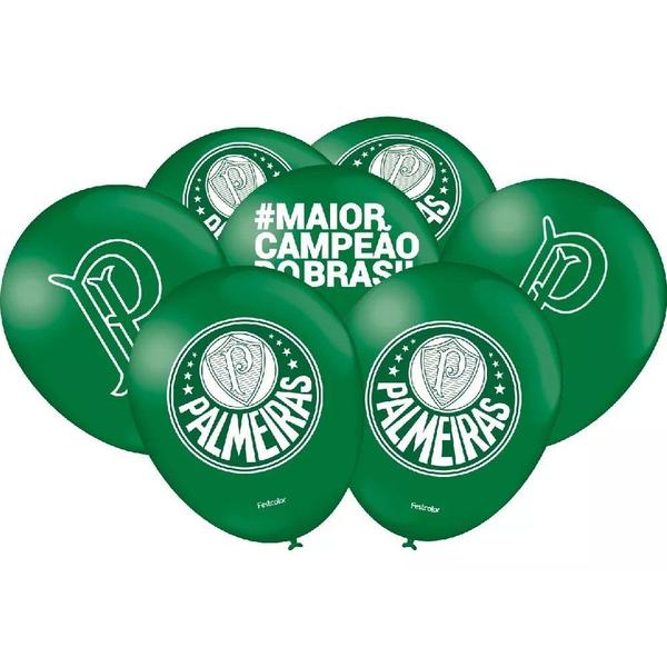 Imagem de Balão Bexiga Palmeiras Verde c/ 25 unid Festcolor