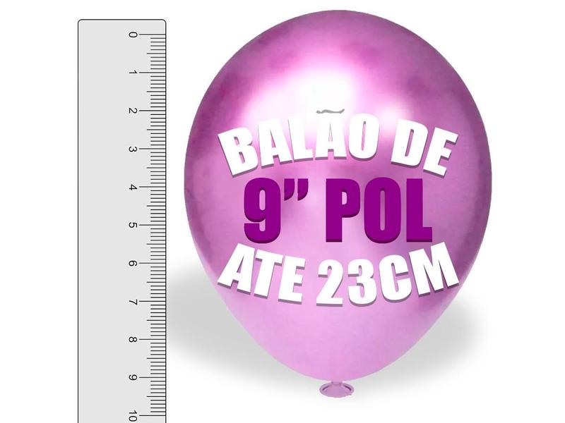 Imagem de Balão Bexiga Perola Perolado Pic Pic Diversas Cores Tamanho N09 23cm 25 Unidade Para Festas Aniversários Eventos Comemorações