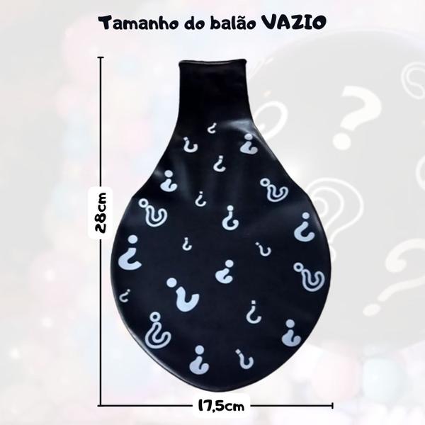 Imagem de Balão Big Chá Revelação + 2 Tinta Em Pó Colorido Holi Party, Kit, Big Balão, + 2 Pó Colorido 200G  Festas Revelação Chá