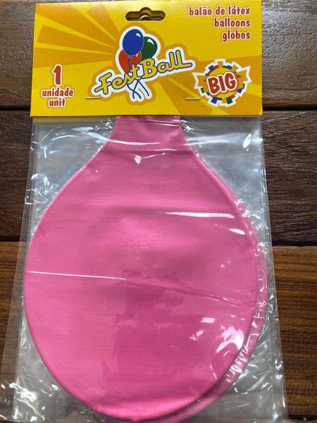 Imagem de Balão Big liso rosa  chiclete 250” unid