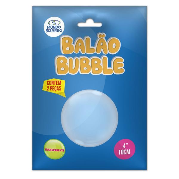 Imagem de Balão Bubble Transparente Mundo Bizarro 4" 10cm