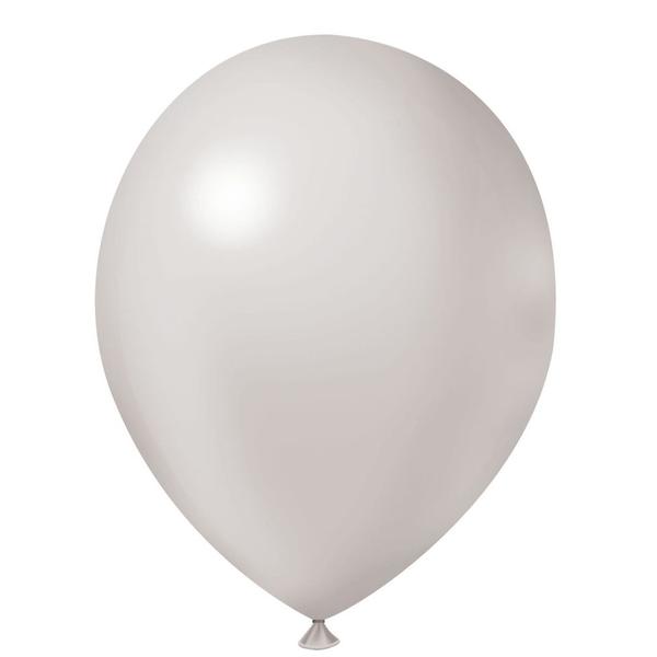 Imagem de Balão Candy Pastel Matte Cinza nº9 23cm - 25 Unidades