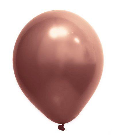 Imagem de Balão Cromado N9 Rose Gold 25un Art Latex