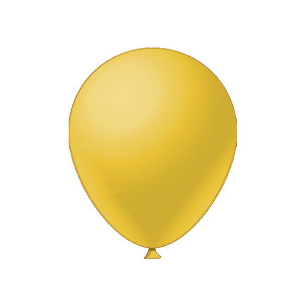 Imagem de Balão de Festa Látex Liso - Amarelo - Festball - Rizzo