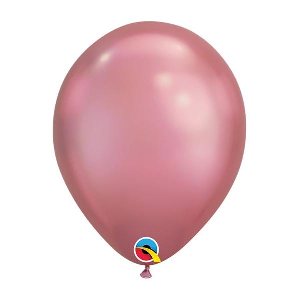 Imagem de Balão de Festa Látex Liso Chrome - Mauve (Malva) - Qualatex - Rizzo