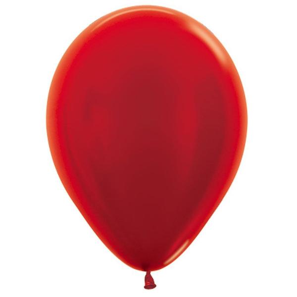 Imagem de Balão de Festa Latéx Metal - Vermelho (Cor:515) -  Sempertex - Rizzo