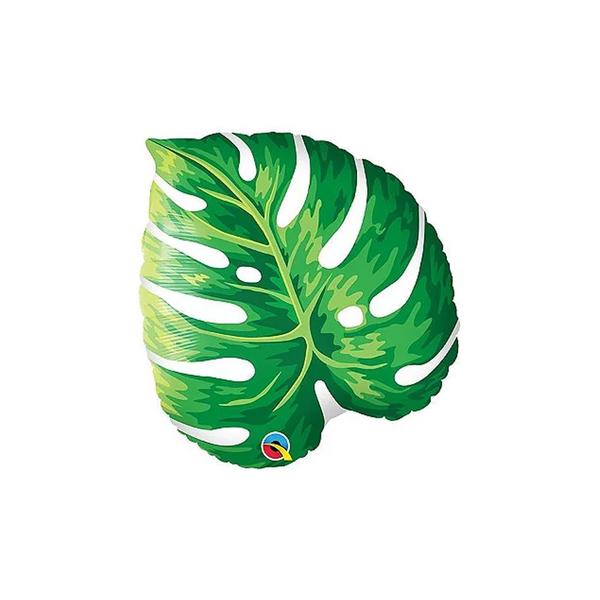 Imagem de Balão de Festa Microfoil 21" 53cm - Folha Tropical - 01 Unidade - Qualatex