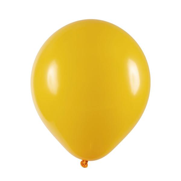 Imagem de Balão de Festa Profissional Amarelo Ouro nº7 18cm - 50 Un