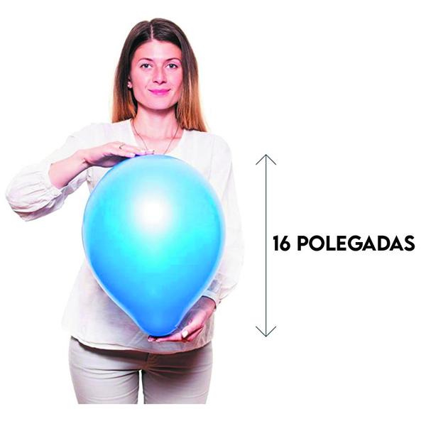 Imagem de Balão de Festa Redondo Lilás nº16 40cm - 10 Un