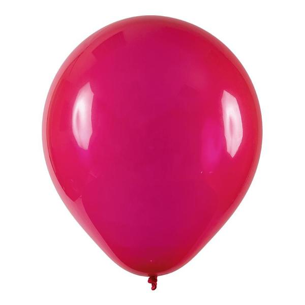 Imagem de Balão de Festa Redondo Profissional Látex Liso - Vermelho Rubi - Art-Latex - Rizzo Balões