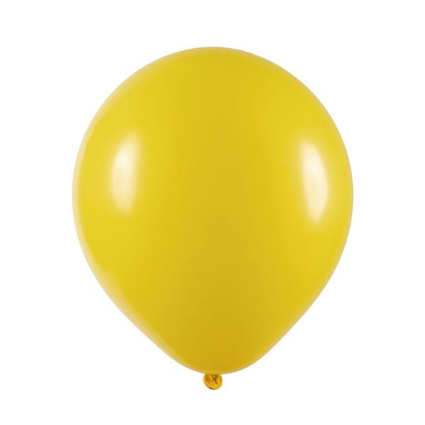 Imagem de Balão de Látex Amarelo - 7 Polegadas - 50 Unidades