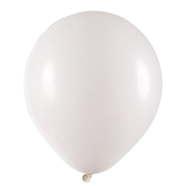 Imagem de Balão de Látex Branco - 9 polegadas - 50 Unidades