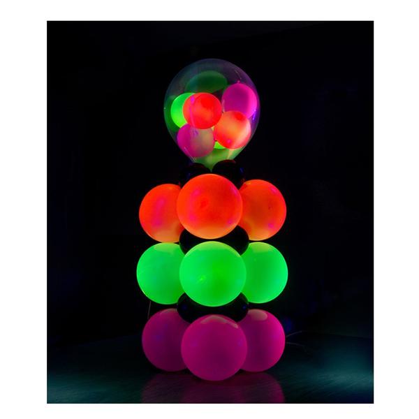 Imagem de Balão de Látex Neon Laranja Fire - 9 Polegadas - 25 Unidades