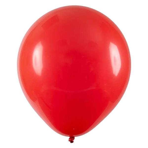 Imagem de Balão de Látex Vermelho - 9 Polegadas - 50 Unidades