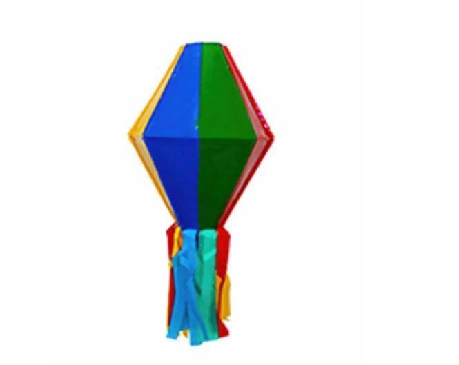 Imagem de Balão Decorativo Festa junina Grande 28cm Colorido- Kit 5un