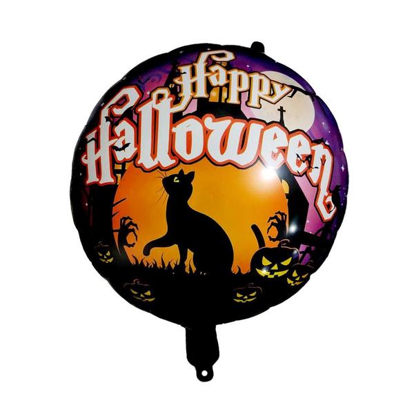 BALÃO GATO PRETO (50 UNIDADES) - Decoração de Halloween - Royal Toys Imagem de BALÃO GATO PRETO (50 UNIDADES) - Decoração de Halloween
