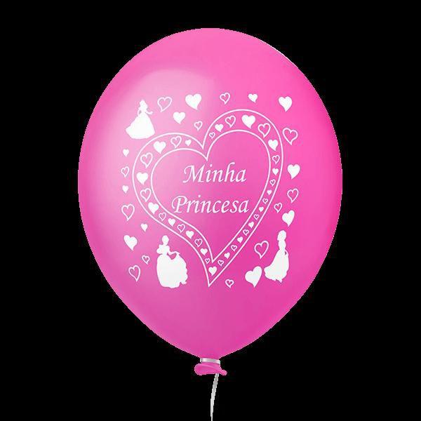 Imagem de Balão Latex "11" Minha Princesa sortido c/ 25 unids - Happy Day