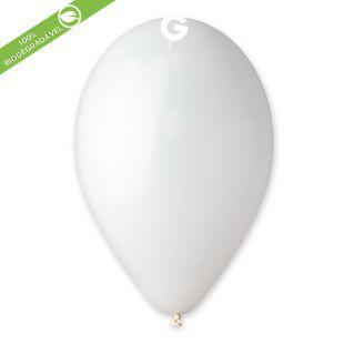 Imagem de Balão Látex Branco Standard 12 Pol Unitário Gemar 110104U