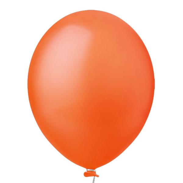 Imagem de Balão Látex Laranja - 9 Polegadas - 50 Unidades