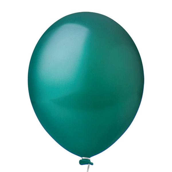 Imagem de Balão Látex Verde - 9 Polegadas - 50 Unidades