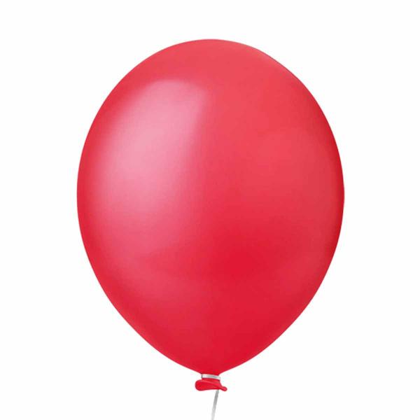 Imagem de Balão Látex Vermelho - 8 Polegadas - 50 Unidades