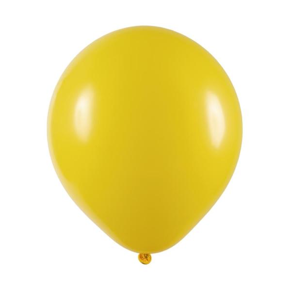 Imagem de Balao Liso 24" Amarelo C/3 Art Latex