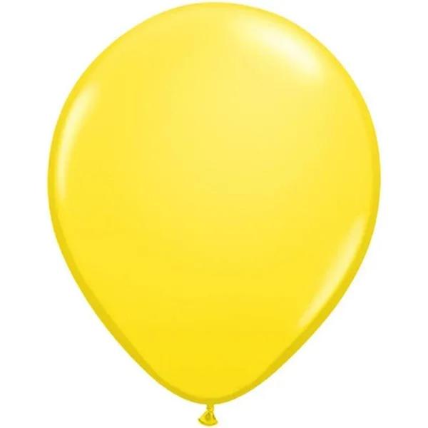 Imagem de Balão Liso Amarelo Festball 50 Uni Tamanho 9 - Inspire Sua Festa