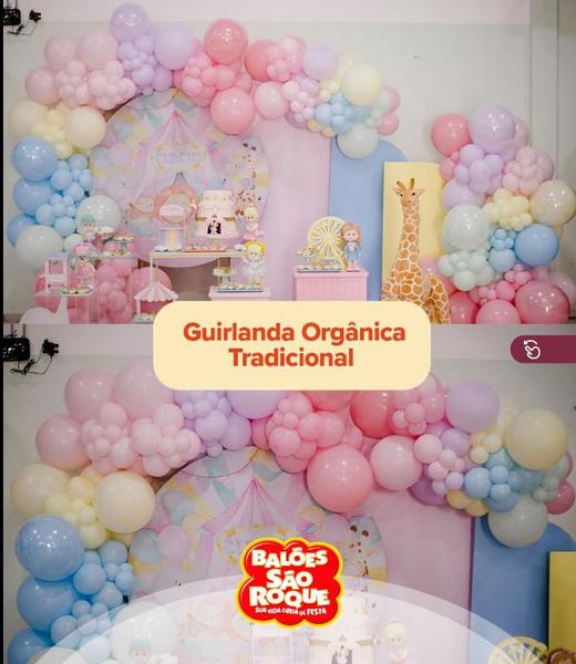 Imagem de BALÃO LISO REDONDO - SÃO ROQUE Nº 05 - CANDY COLORS - LARANJA - Pacote com 25 unidades