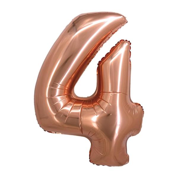 Imagem de Balão metalizado 34"/86cm rose gold silver