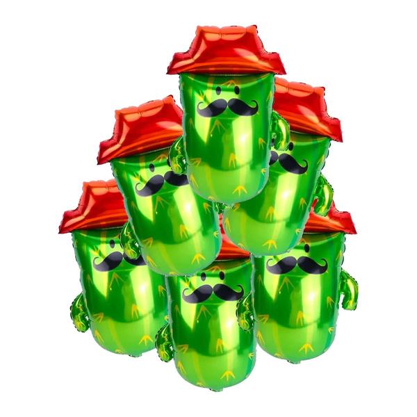 Balão Metalizado Cacto de Chapéu - 36 Polegadas - Ponto das Festas Imagem de Balão Metalizado Cacto de Chapéu - 36 Polegadas